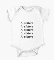 Hallo Schwestern Baby Body Kurzarm