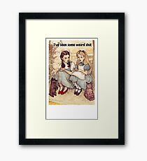 Alice and Dorothy Framed Print