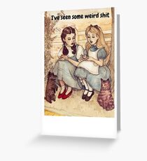Alice and Dorothy Greeting Card