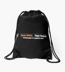 Dunder Mifflin Company Logo Drawstring Bag