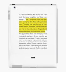 Matthew 5 iPad Case/Skin