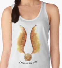 Golden flying ball (black) Women's Tank Top