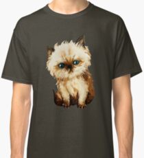 Funny kitten watercolor Classic T-Shirt