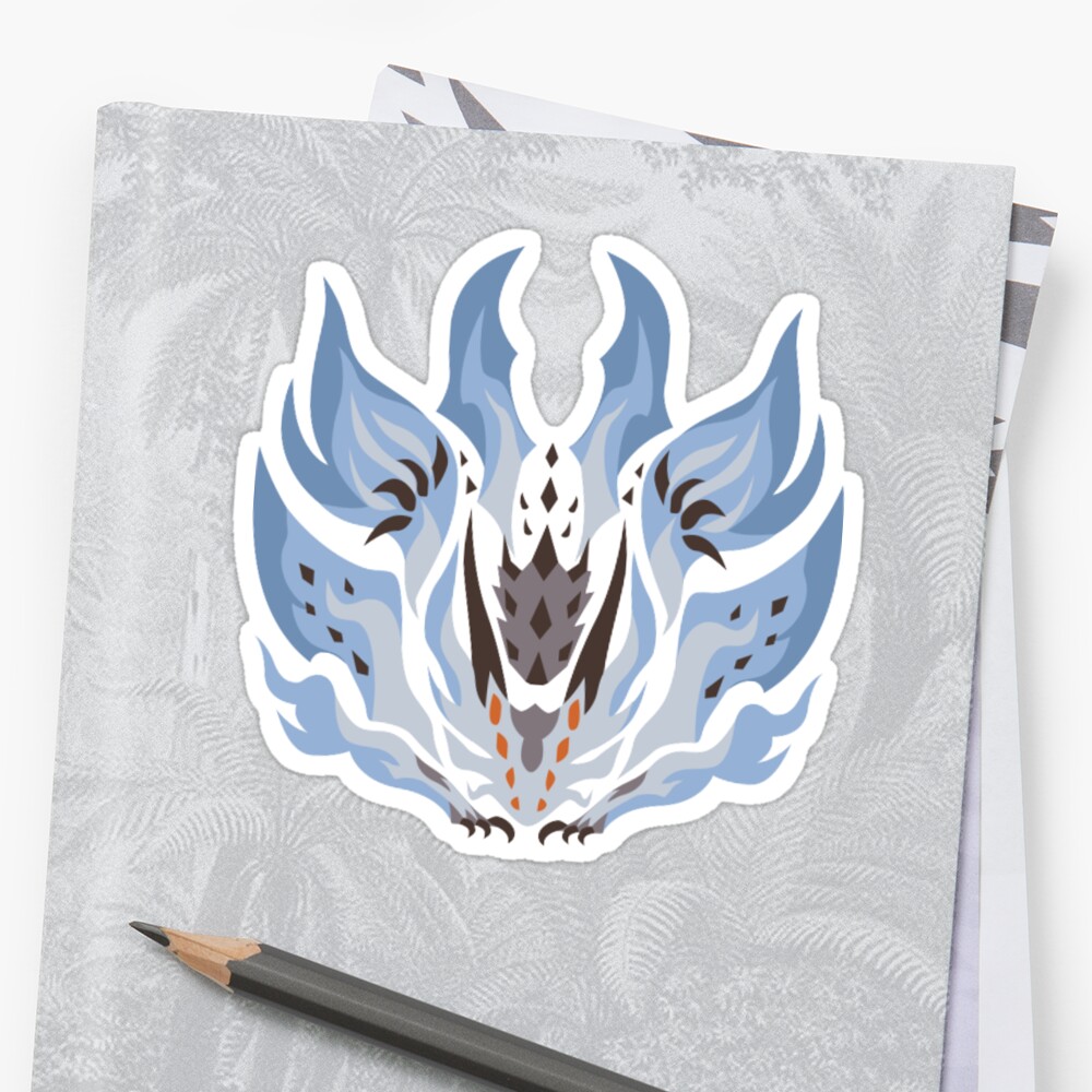 MHW Xeno Jiiva Sticker By Tilllater Redbubble   Stf,small,600x600 C,0,0,1000,1000.u3 