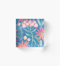 Hortensia Bloc acrylique