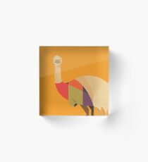 Hello Emu Acrylic Block
