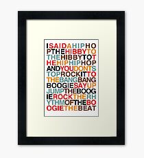 Rapper's Delight - Sugarhill Gang Framed Print