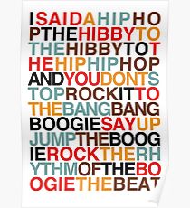 Rappers Freude - Sugarhill Gang Poster