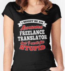 FREELANCE TRANSLATOR T-shirts, i-Phone Cases, Hoodies, & Merchandises Women's Fitted Scoop T-Shirt