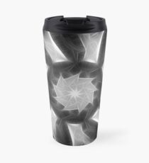Gray Kaleidoscope Art 7 Travel Mug