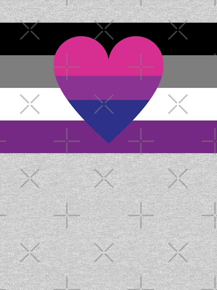 Asexual Biromantic Flag T Shirt By Dlpalmer Redbubble