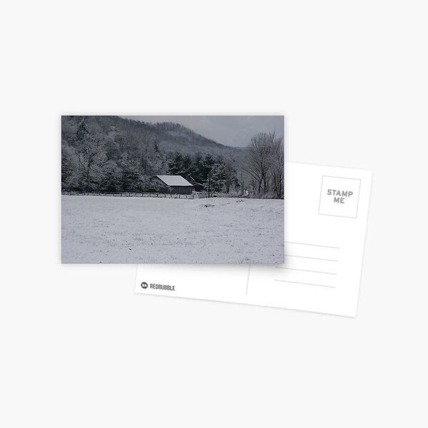 Winter in the Appalachian Mountains Postcard