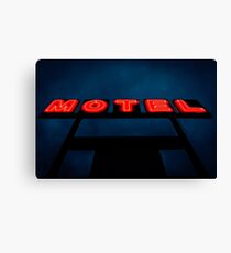 Motel Glow Canvas Print