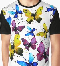 Butterfly heart, valentine illustration. Element for design Graphic T-Shirt