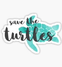 Save the Turtles Sticker