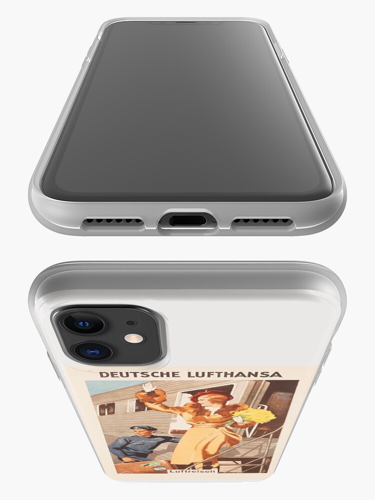 Alternate view of Luftreisen.. Vintage Lufthansa Ad.. circa 1930 iPhone Case & Cover