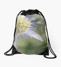 textured flower Drawstring Bag