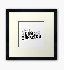 We Go Together Like Lamb & Tunafish Framed Print