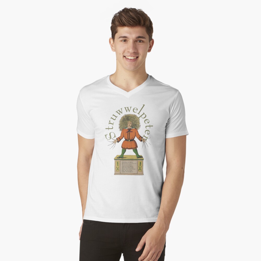 "Der Struwwelpeter"...Slovenly Peter V-Neck T-Shirt