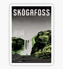 Iceland: Skogafoss Sticker