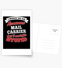 MAIL CARRIER T-shirts, i-Phone Cases, Hoodies, & Merchandises Postcards