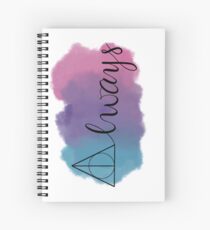 Always (watercolour) Spiral Notebook