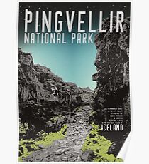 Island: Pingvellir Poster