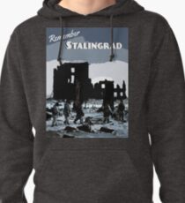 Stalingrad - Winter War Travel Poster Pullover Hoodie