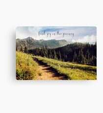 find joy in the journey Canvas Print