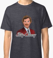 Anchorman Stay Classy - Will Ferrell Classic T-Shirt