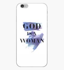 god is a woman iPhone Case