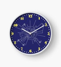 SPACE 1999 CLOCK 2 : MOONBASE ALPHA DIAGRAM Clock