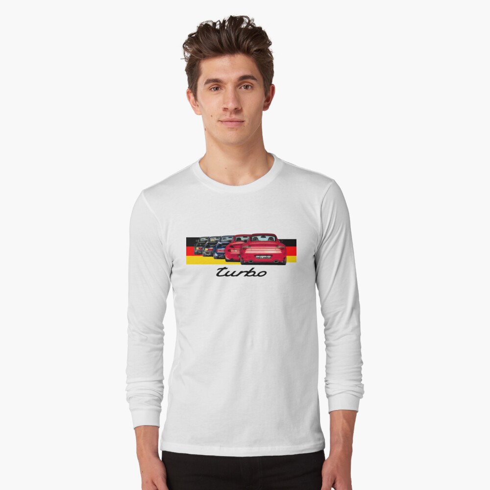Shift Shirts Turbo Generations – 911 Turbo Inspired Long Sleeve T-Shirt