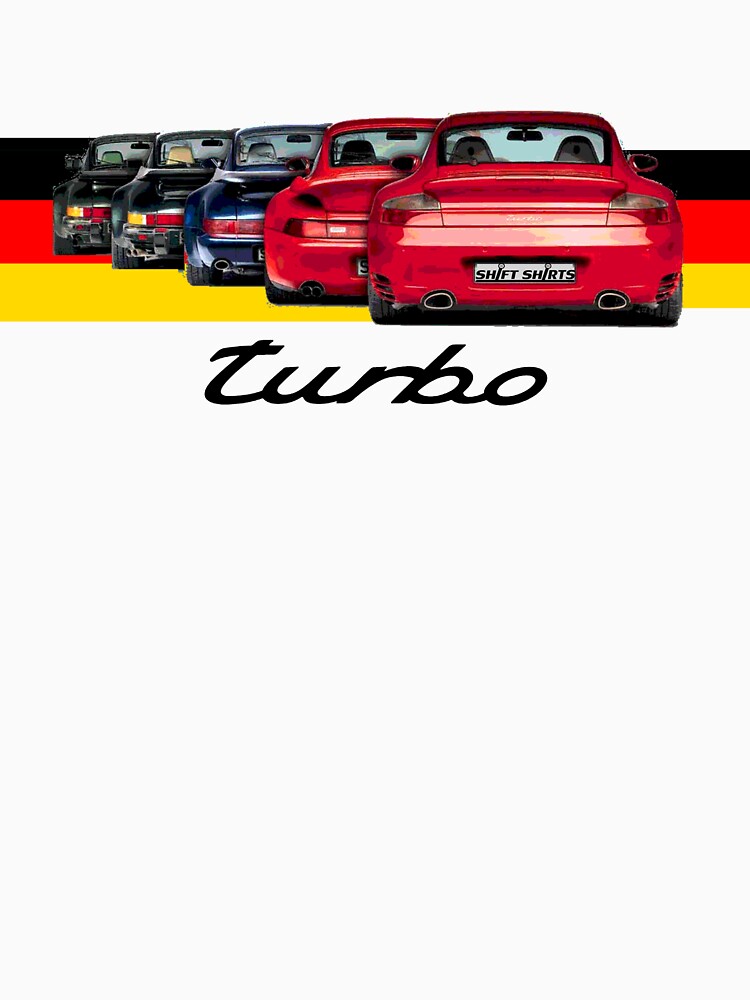 Shift Shirts Turbo Generations – 911 Turbo Inspired by ShiftShirts