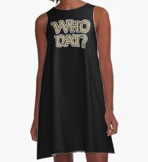 Who Dat 2 A-Line Dress