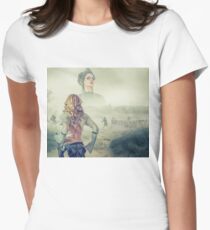 Humanity War Women's Fitted T-Shirt