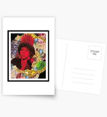 QUEEN ARETHA -BLACK BORDER Postcards