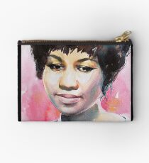 Queen in Watercolor - Black Studio Pouch
