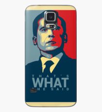 Funda/vinilo para Samsung Galaxy Eso es lo que ella dijo - Michael Scott - The Office US