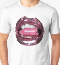 BLING BLING KISS EAT LIPSTICK Unisex T-Shirt