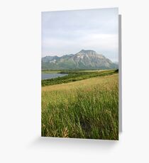 View from Middle Waterton Lake Greeting Card