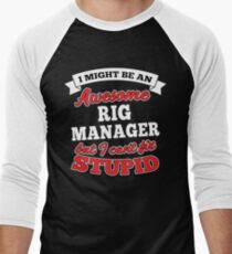 RIG MANAGER T-shirts, i-Phone Cases, Hoodies, & Merchandises Men's Baseball ¾ T-Shirt