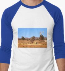 Sheep and windmill, Australia Baseball ¾ Sleeve T-Shirt