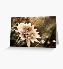 Flower Grunge Greeting Card