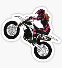 Dirt Biking Motocross Supercross Design Womens Sticker