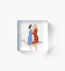 Blair and Serena Acrylic Block