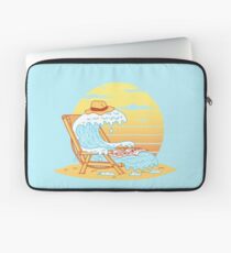 WAVE ON THE BEACH Housse de laptop