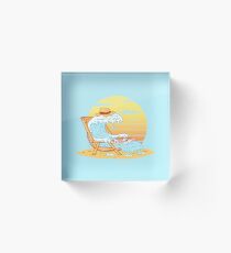 WAVE ON THE BEACH Acrylic Block