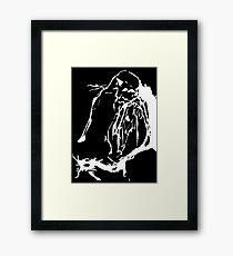 Black and White Abstract Framed Print