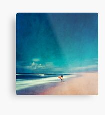 Summer Days - Going Surfing Metal Print
